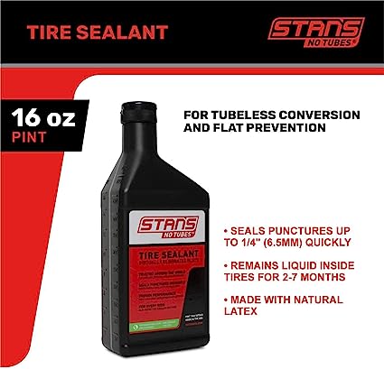 Stans No Tubes, Amazon Link Included Tubeless set up