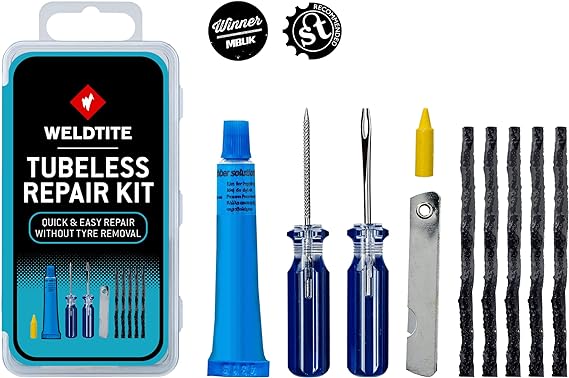 Weldtite Tubeless Tire Repair Kit, Amazon Link Below