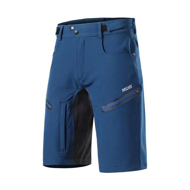 Mens MTB Cycling Shorts 5D Gel Padded Cycling Breathable Underwear Mountain Bike Loose Outdoor Downhill Shorts Mens Biker Shorts