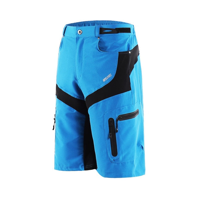 Mens MTB Cycling Shorts 5D Gel Padded Cycling Breathable Underwear Mountain Bike Loose Outdoor Downhill Shorts Mens Biker Shorts