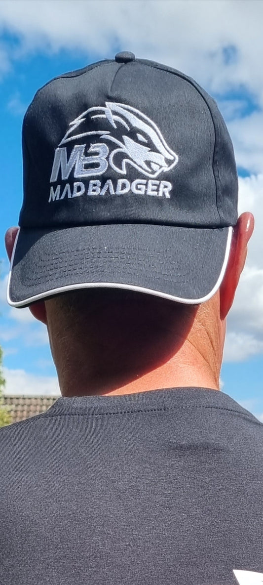 New MadBadger Caps/Hats, produced in the UK for collection or free delivery within the uk